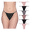 Nabtos Women Cotton Thongs Adjustable Strap Underwear Panties (Pack of 6)