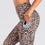 Women's Nabtos® Performance Activewear Yoga High-Waisted Leggings- Leopard