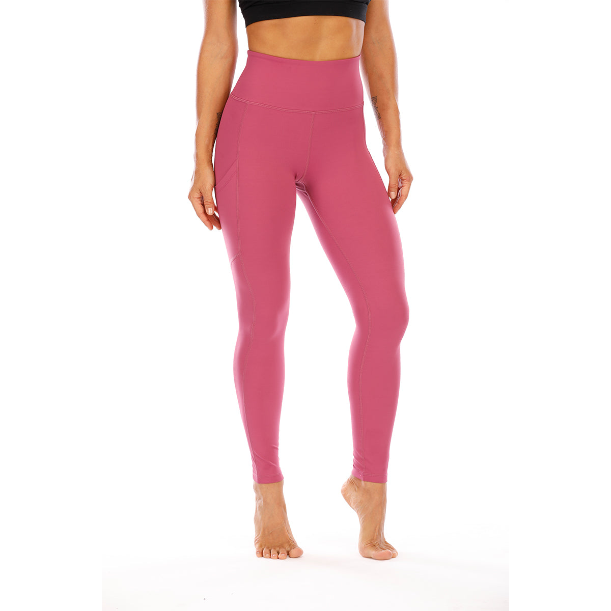Women's Nabtos® Performance Activewear Yoga High-Waisted Leggings-Pink