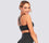 Women's Nabtos® Performance Activewear Yoga Sports Strappy Back Padded Bra-Black